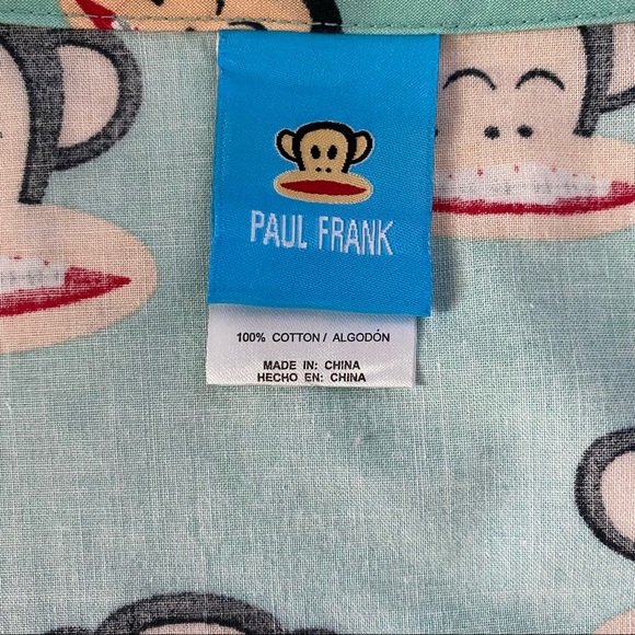Paul Frank Scrub Top Julius w Braces Long Sleeve C - Picture 9 of 10